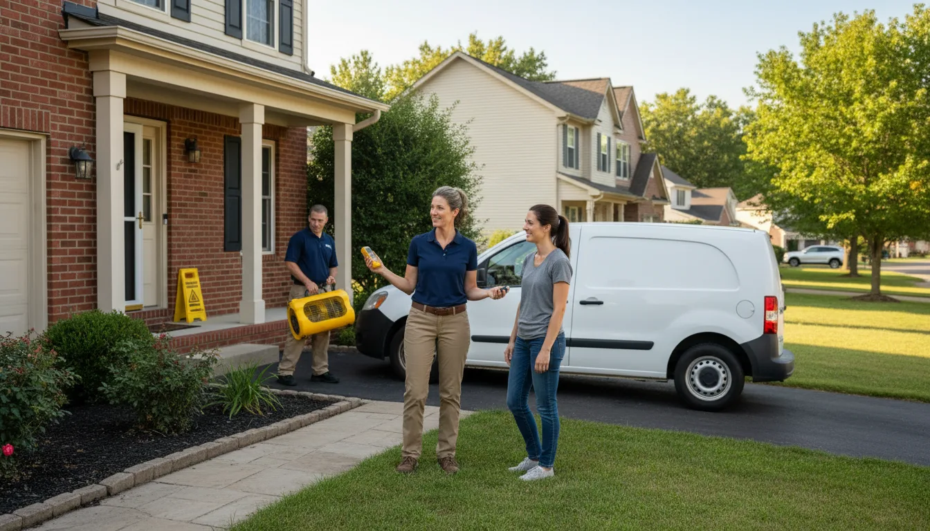 Residential water damage restoration in Shaw Afb, SC